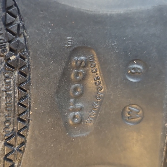 Crocs Black Nursing Clogs - Picture 9 of 10